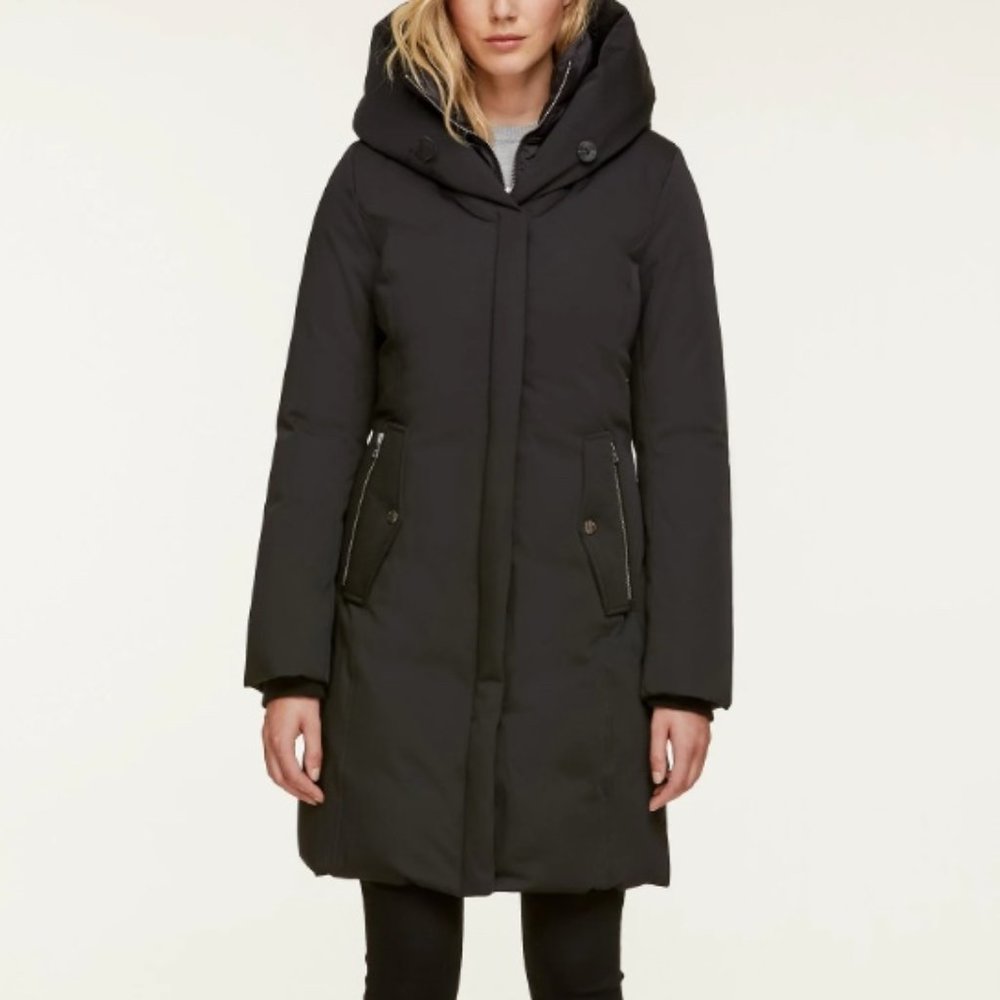 Soia & Kyo Annalise Hooded Long Down Coat